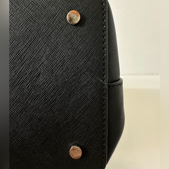 Kate Spade Black Handbag with gold hardware. Crossbody Strap included. - Picture 13 of 16
